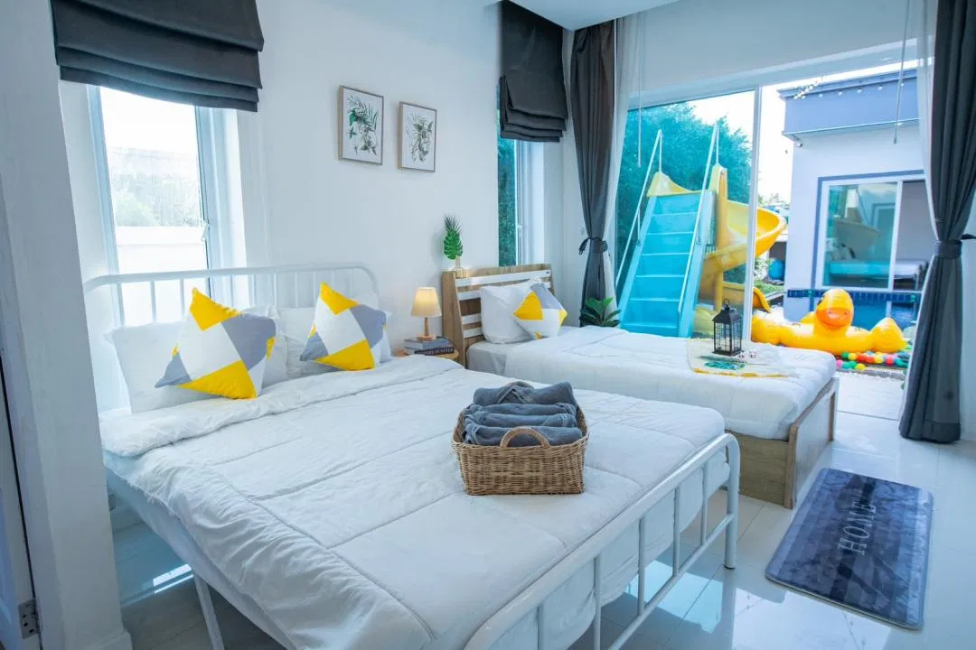 ห้องนอน Relax Pool Villa