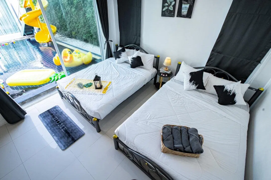ห้องนอน Relax Pool Villa