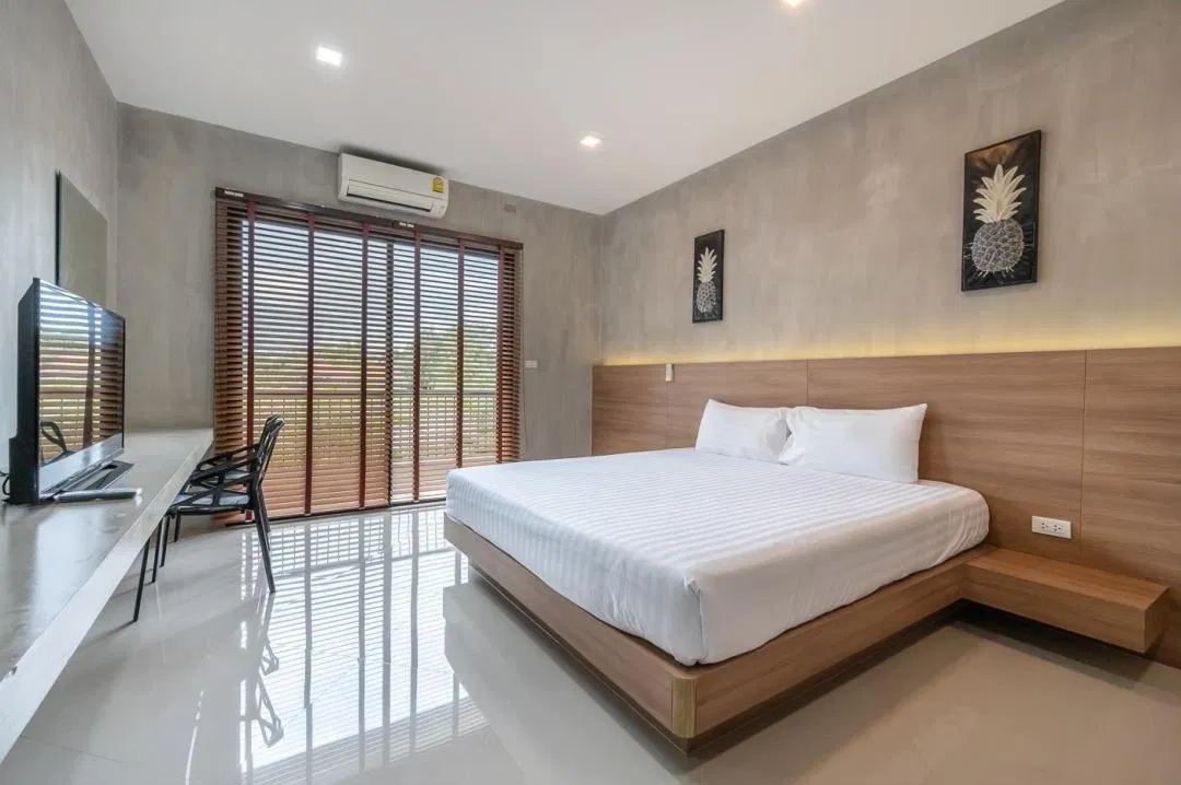 ห้องนอน The Garden Pool Villa
