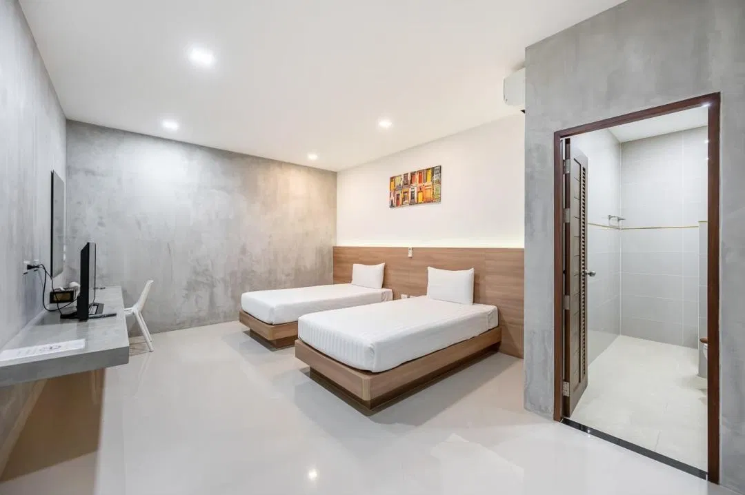 ห้องนอน The Garden Pool Villa