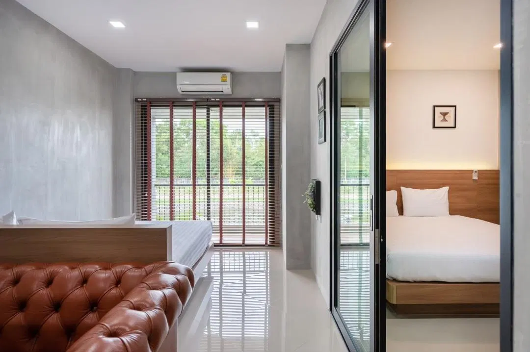 ห้องนอน The Garden Pool Villa