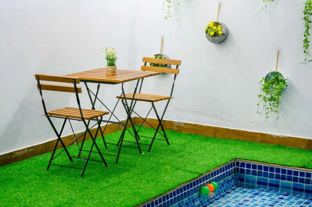 ภายนอก Miggu’s Pool house