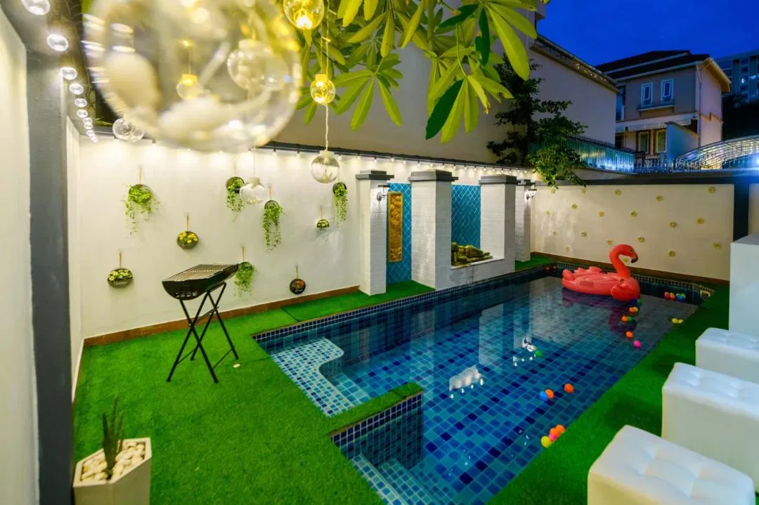 ภายนอก Miggu’s Pool house